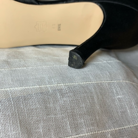 Michaelangelo Formal Satin peep toe pumps - Picture 10 of 11